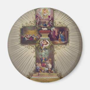 Ostern-Kreuz Magnet