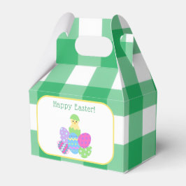 OSTERN Küken Eier und fetter grüner Haken  Geschenkschachtel