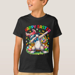 Ostern Lustiger Dabbing-Hase Frohe Ostern Männer F T-Shirt