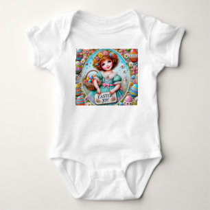OSTERN-MÄDCHEN Ostereier ~ OsterFREUDE~ Baby Strampler