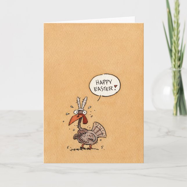 Ostern-Maskerade Feiertagskarte (Vorderseite)