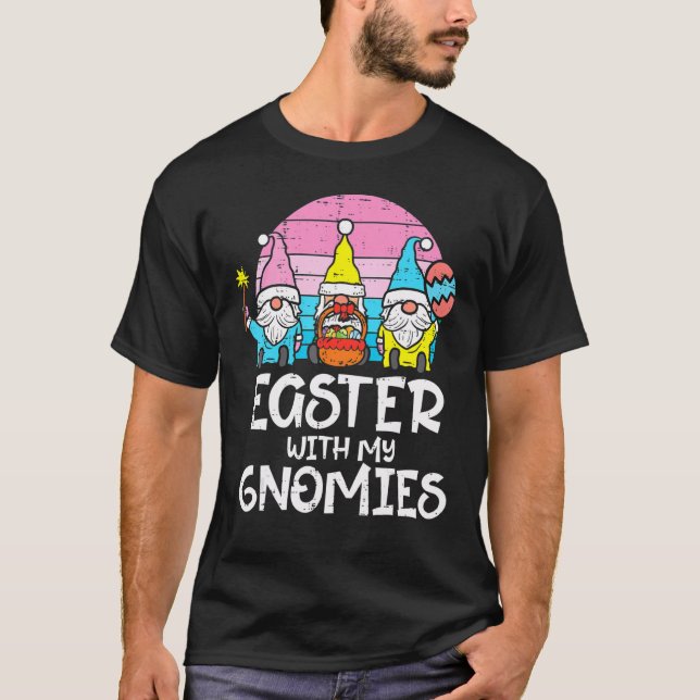 Ostern mit meinen Gnomen Nordische Gnome Männer Fr T-Shirt (Vorderseite)