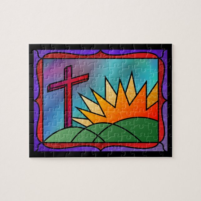 Ostern-Morgen-Puzzlespiel Puzzle (Horizontal)