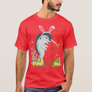 Ostern Narwhal Fisch Bunny Egg Jagd Narwhal Ost T-Shirt
