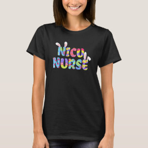 Ostern Nicu Krankenschwester Süße Hasenohren Frohe T-Shirt