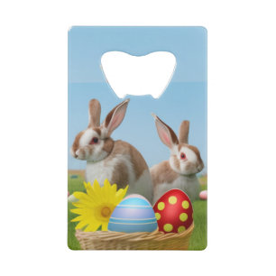Ostern Niedlich Bunny für eine positive Stimmung Geldbeutel Flaschenöffner