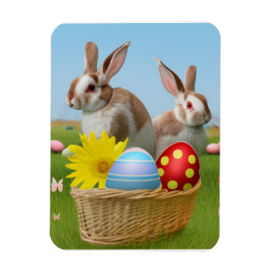 Ostern Niedlich Bunny für eine positive Stimmung Magnet