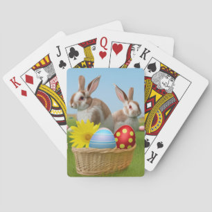 Ostern Niedlich Bunny für eine positive Stimmung Spielkarten