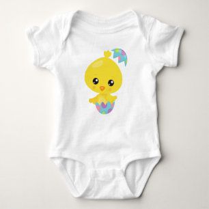 Ostern, Niedliches Huhn, Baby Hühnchen, Ostereier Baby Strampler