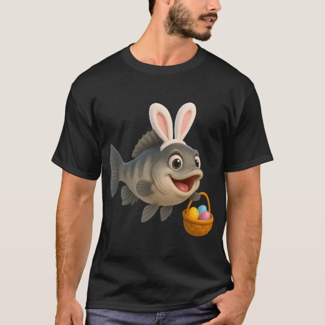 Ostern Nilbarsch T-Shirt (Vorderseite)