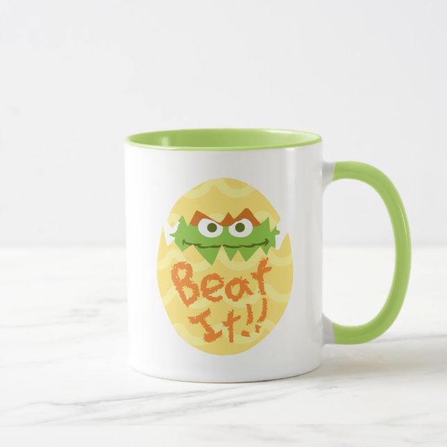 Ostern Oscar der Mülleimer Tasse (Rechts)