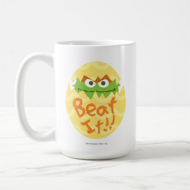 Ostern Oscar der Müllexpert Kaffeetasse (Links)