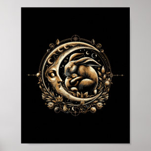 Ostern Ostara Eostre Heidentum Hexenwerk Frühjahrs Poster