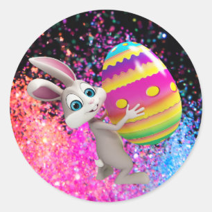 Ostern Osterhase Ei Holiday Sparkone Runder Aufkleber