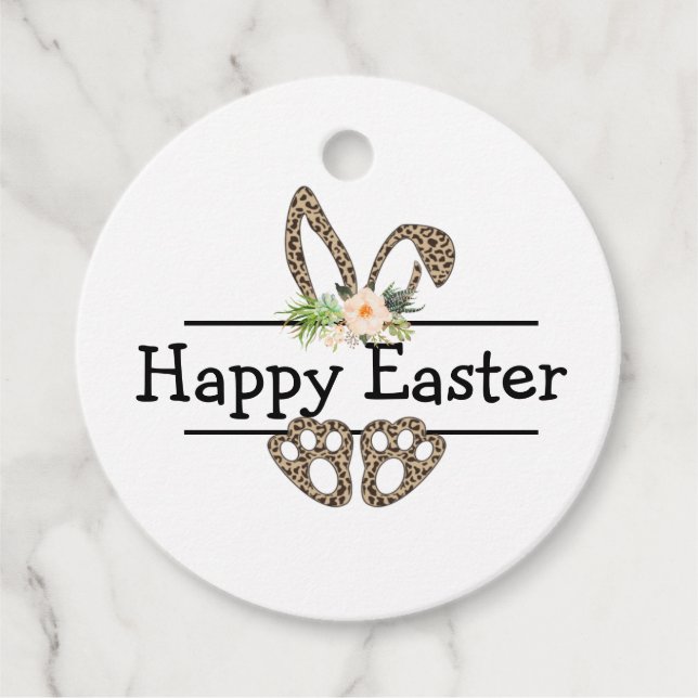 Ostern, Osterhase, Ostern Geschenkanhänger (Vorderseite)
