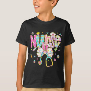 Ostern Pflegekraft Kokette Schleife Stethoskop Has T-Shirt