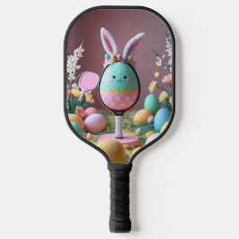 Ostern Pickleball Spaß - Bunny & Egg Paddle Design