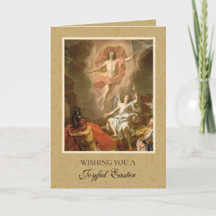 Ostern Religiöse Auferstehung Jesus Christliches H Feiertagskarte