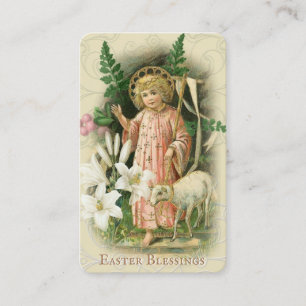 Ostern Religiöse Ostergebet Heilige Karte