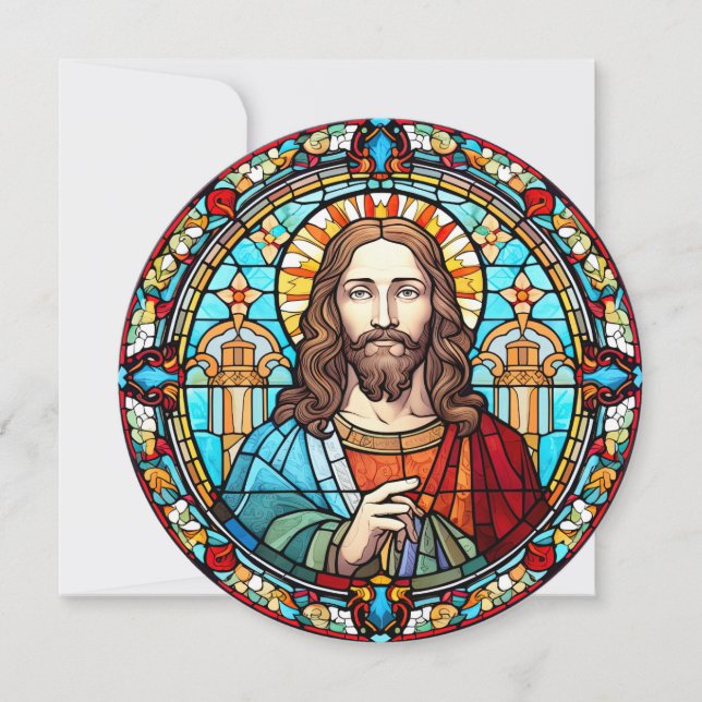 Ostern Religiöser Jesus Christus Feiertagskarte (Vorderseite)