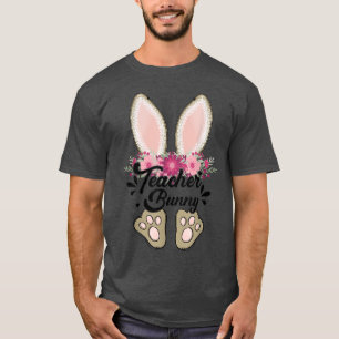 Ostern s Für Lehrer Süßer Lehrer Hase Frohe Ostern T-Shirt
