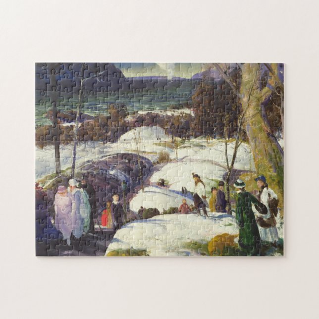 Ostern-Schnee Puzzle (Horizontal)