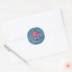 Ostern-Segen-tropische Hibiskus-Aufkleber Runder Aufkleber (Umschlag)
