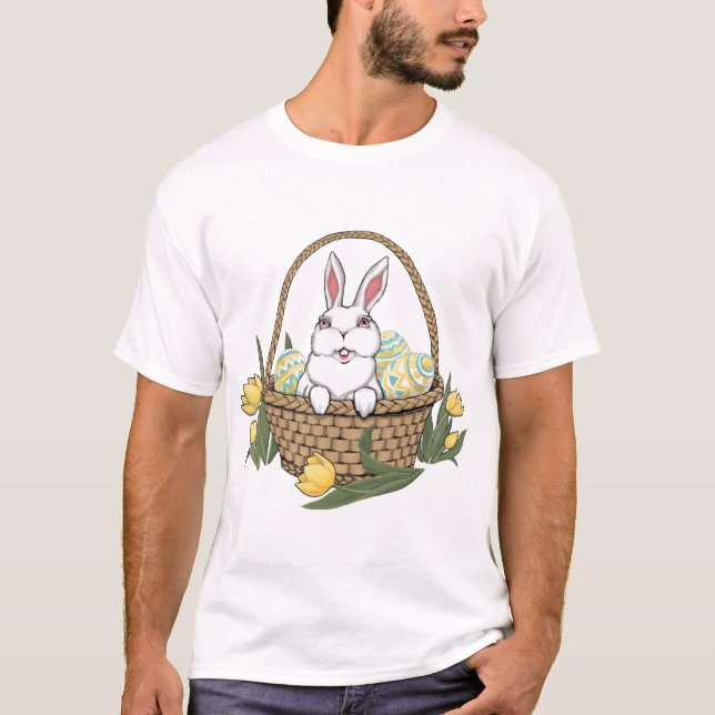 Ostern Shirt Osterhase Ladys T - Shirt (Vorderseite)