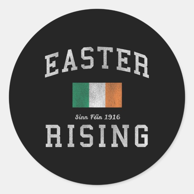 Ostern Sinn Fein 1916 Runder Aufkleber (Vorderseite)