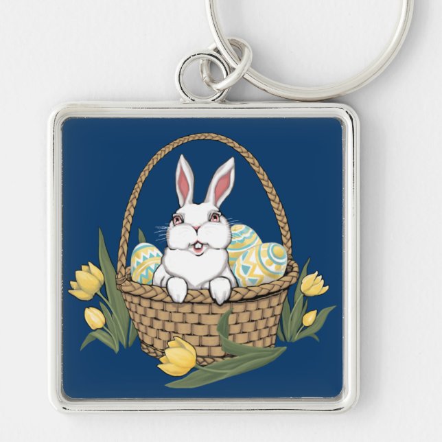 Ostern Sonniger Schlüsselanhänger Feste Ostern See (Vorne)