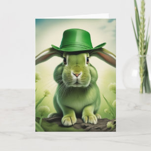Ostern/St. Patrick's Day Bunny Karte