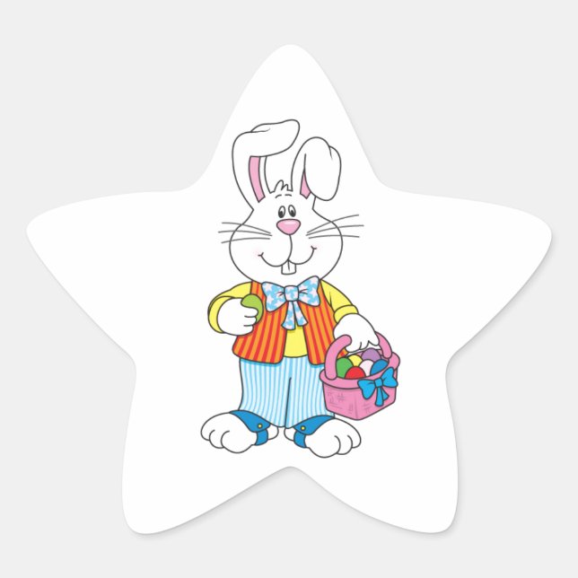 Ostern Stern-Aufkleber (Vorderseite)