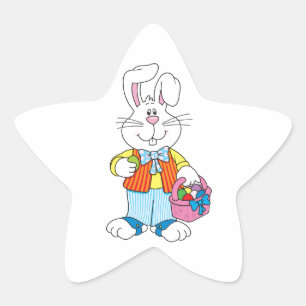 Ostern Stern-Aufkleber