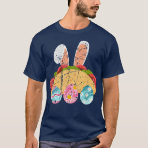 Ostern Taco Bunny Funny Funny Meican Food Feinschm T-Shirt