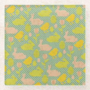 Ostern-Tapete Glasuntersetzer