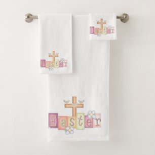 Ostern-Thema-Badezimmer-Tuch-Set Badhandtuch Set