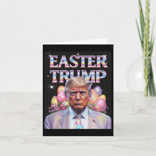 Ostern Trump Feierlichkeiten zu Ostern Rabbit Hübs Karte