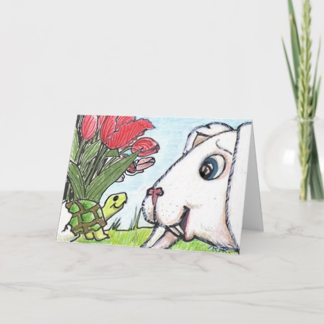 Ostern-Überraschungskarte Feiertagskarte (Vorderseite)