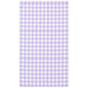 Ostern und Frühling Land Lavendel Gingham-Muster Tischdecke