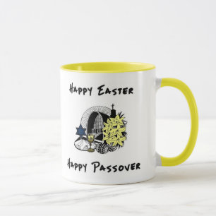 Ostern und Passahfest zwischen Glaubensrichtungen Tasse