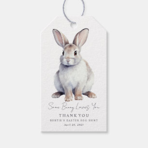 Ostern Vielen Dank, dass Sie Tags White Bunny Geschenkanhänger