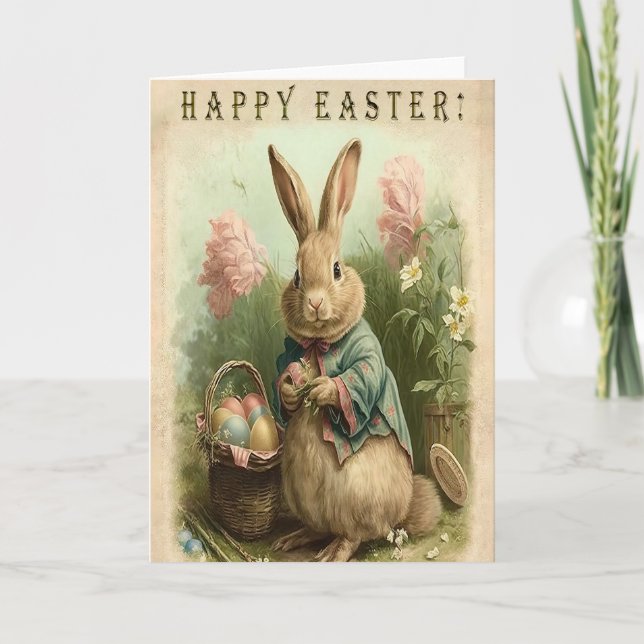 Ostern Vintag Happy Ostersonne (Vorderseite)