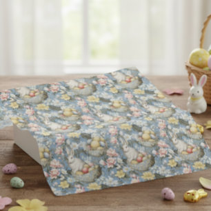 Ostern Vintager Sonnenfrühling Muster Seidenpapier