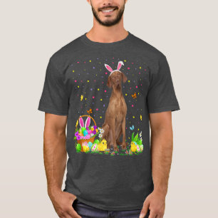 Ostern Vizsla Dog Bunny Egg Jagd Vizsla Ostern  T-Shirt