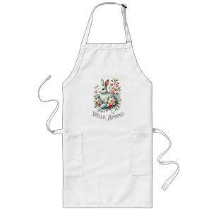 Ostern Wasserfarben Bunny & Eggs Lange Schürze