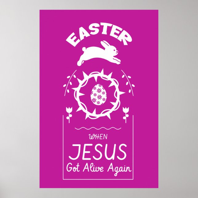 Ostern - Wenn Jesus wieder Got Poster (Vorne)