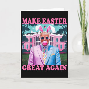 Ostern wieder großartig machen lustiger Trump-Hase Karte