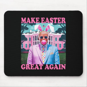 Ostern wieder großartig machen lustiger Trump-Hase Mousepad