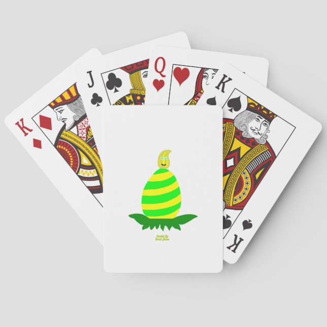 Ostern will Karten spielen Spielkarten (Rückseite)