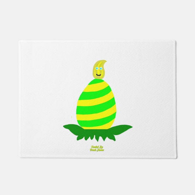 Ostern wünscht Door Mat Fußmatte (Vorderseite)